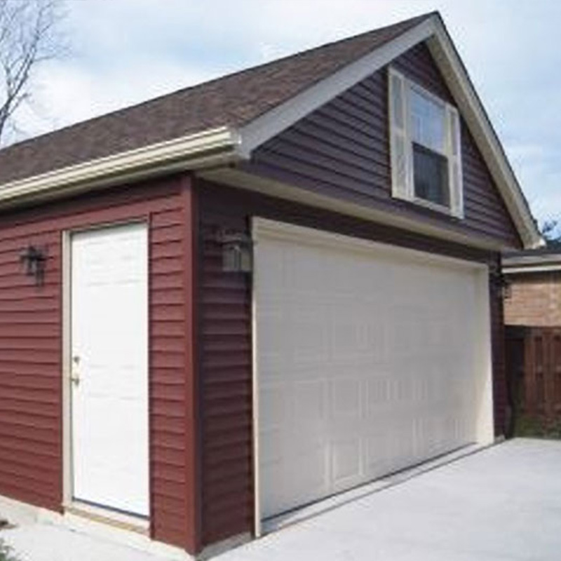 Red Garage with Roof